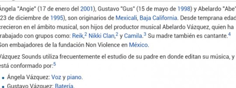 eres fan de los vazquez sauds