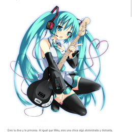Con qui&eacute;n canta miku su canci&oacute;n cendrillo  - Que tanto conoces a los vocaloid?