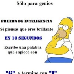 Quieres que siga el test - Los simpson 