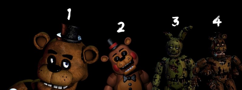 que animatronico eres de fnaf 1 2 3 y 4
