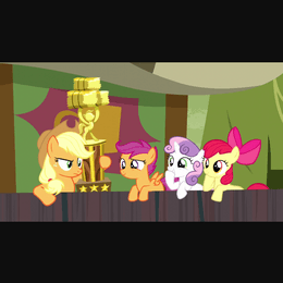 &iquest;C&oacute;mo se llama el episodio en el que Applejack y las cutiemark crusaders van a un rodeo en Appleloosa? - &iquest;Eres una pegasister/brony?🦄🦄🦄
