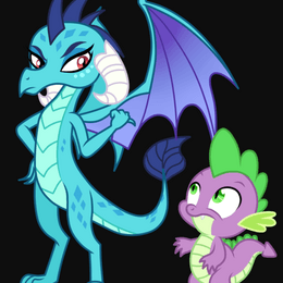 &iquest;C&oacute;mo se llama la amiga de Spike en el episodio "La prueba de Fuego"? - &iquest;Eres una pegasister/brony?🦄🦄🦄