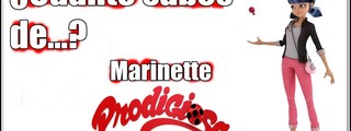 ¿Cuanto sabes de Marinette?