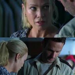 Andrea cuando esta haciendo guardia con Rick, le lleva un collar a Amy &iquest;Que Forma Tenia? - Quiz The Walking Dead 1x02 en Espa&ntilde;ol