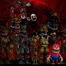 &iquest;Qu&eacute; animatr&oacute;nico de los de la im&aacute;gen tiene m&aacute;s visible el endoesqueleto? - &iquest;Cu&aacute;nto sabes de Five Nights at Freddy's?