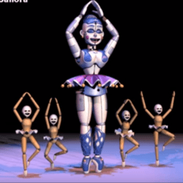como se llama la bailarina ? - cuanto sabes de fnaf sister location 