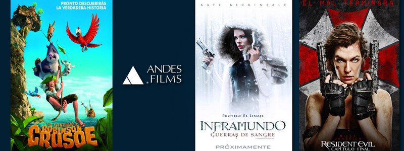 ¿Sabes qué películas vienen a Andes este 2017?