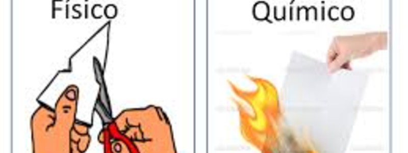 Cambios f&iacute;sicos y qu&iacute;micos en la materia