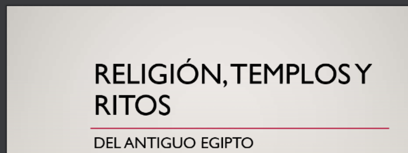 Cuánto sabes sobre los templos del antiguo Egipto