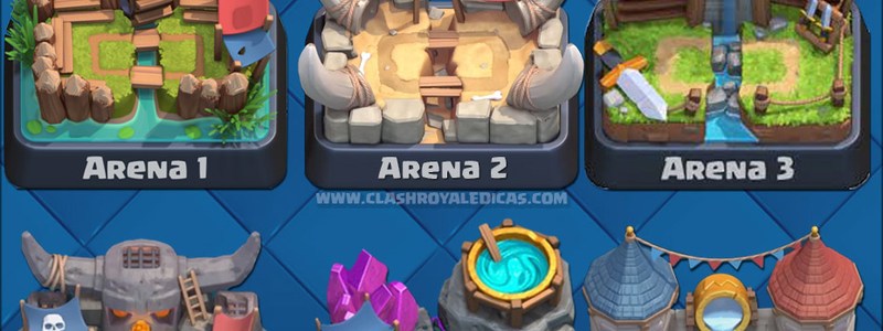 que arena de clash royale eres