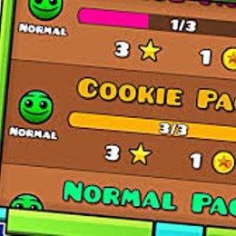 Hay Map Packs. Son paquetes de niveles (mapas), de tres niveles cada uno. Cada vez que pases un Map Pack podr&aacute;s conseguir las estrellas y la moneda de cada uno. &iquest;Cu&aacute;l de estos niveles no est&aacute; en un Map Pack? - &iquest;Cu&aacute;nto sabes de Geometry Dash?