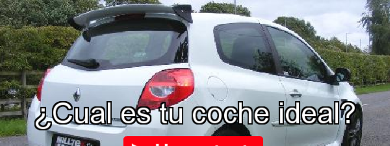 &iquest;Cual es tu coche ideal?