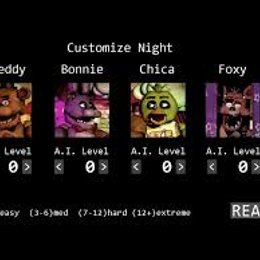 Que pasa cuando pones 1980 en el customize night? - &iquest;Cuanto sabes de fnaf?