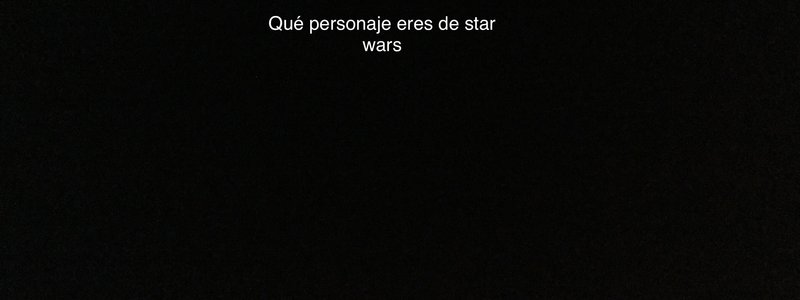 ¿Qué personaje eres de star wars?