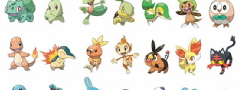 Cuanto sabes sobre los iniciales Pokémon