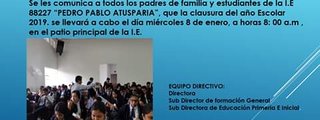 Cuanto sabes del cole P.P.Atusparia nuevo chimbotet.