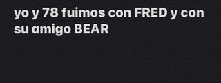 FRED con BEAR y yo con 78
