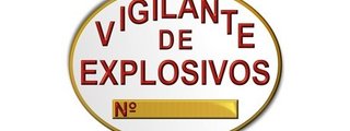 vigilante de explosivos