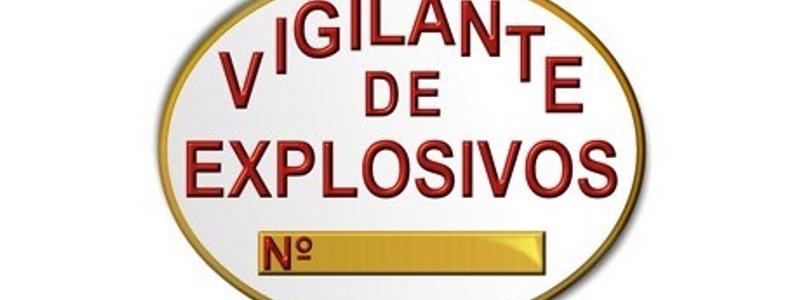 vigilante de explosivos