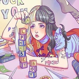 Apples aren't an always appropriate apologies, butterscotch and bubblegum drops are bittersweet to me/
Las manzanas no son siempre una disculpa apropiada, las gotas de caramelo y chicle son agridulces para m&iacute; - Adivina la canci&oacute;n de Melanie Mart&iacute;nez con su letra/&Aacute;LBUM CRY BABY!!!