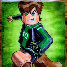 What does GREEN LANTERN say? - BEN 10  vs  DC UNIVERSE (LEGO)