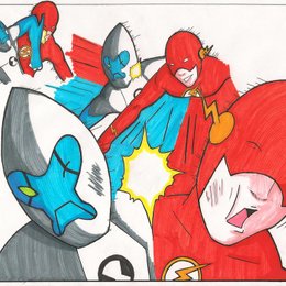 What does Ben 10 do to the FLASH? - BEN 10  vs  DC UNIVERSE (LEGO)