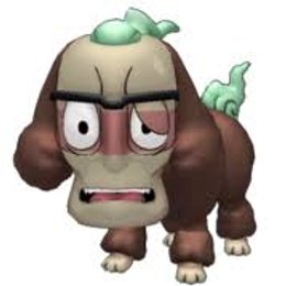 un perro con cara humana - Adivina el yo-kai  (nivel re super facil)