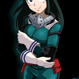 quien es?  pista: es la version mujer de unos de los herues de my hereo academy - ADIVINA EL PERSONAJE >:V 