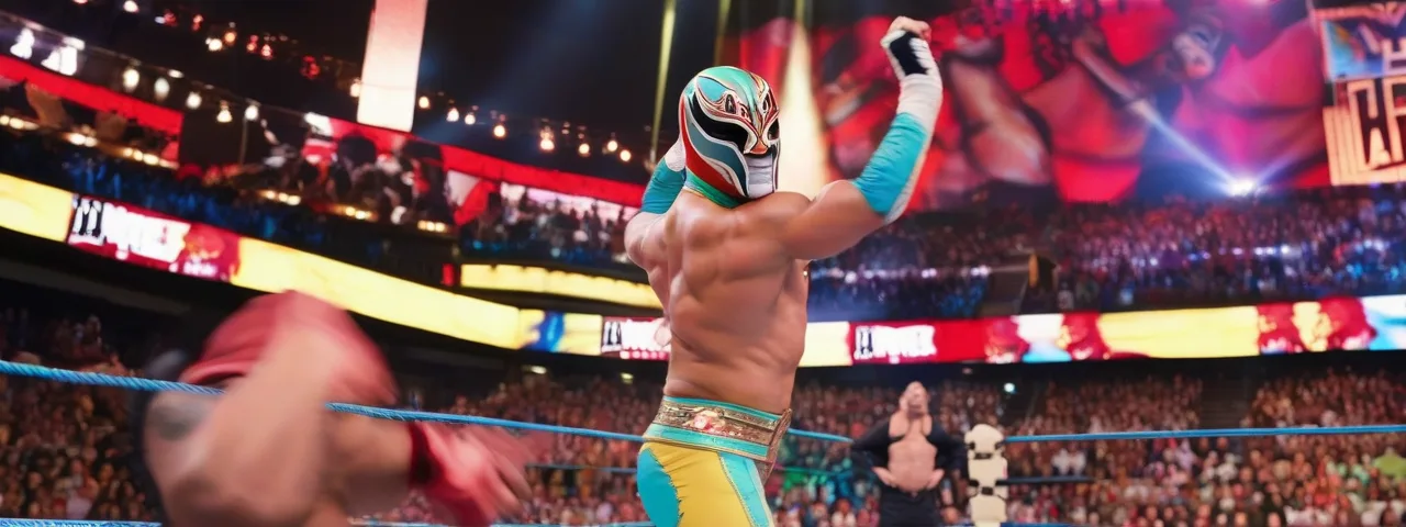 Contra quien se enfrentó rey misterio en wrestrenmania