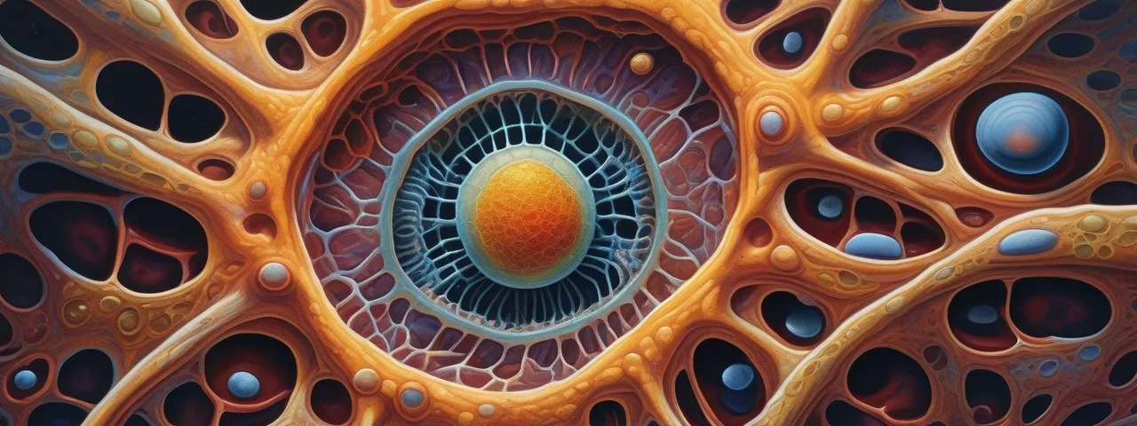 Interior de la célula