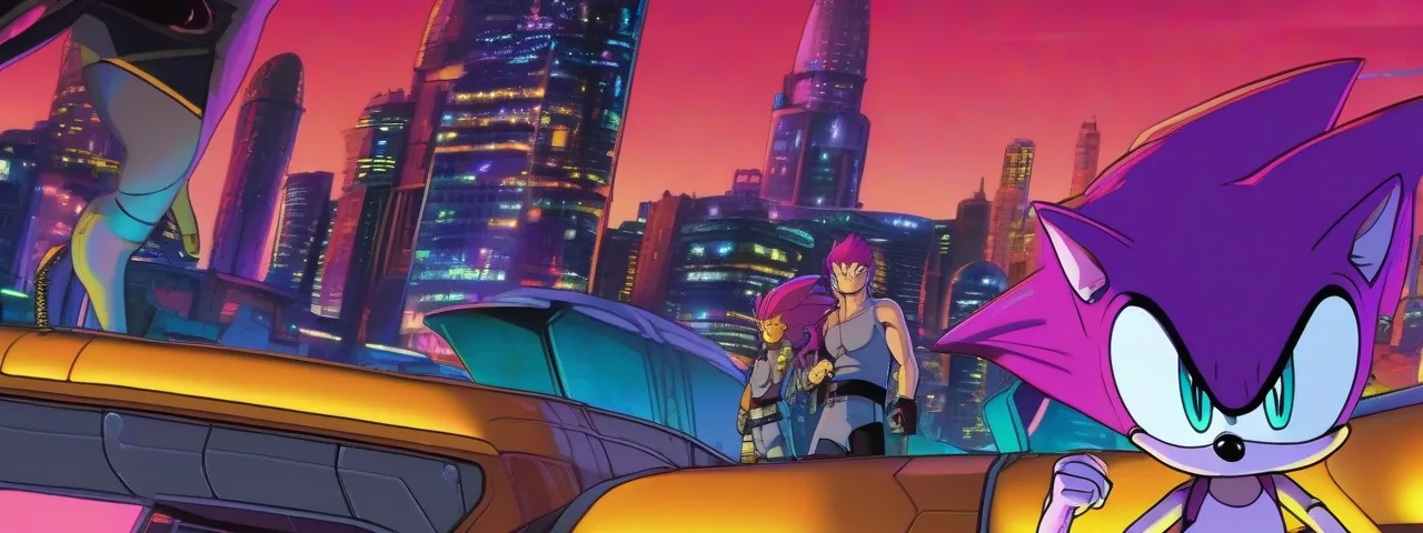 futurama y sonic