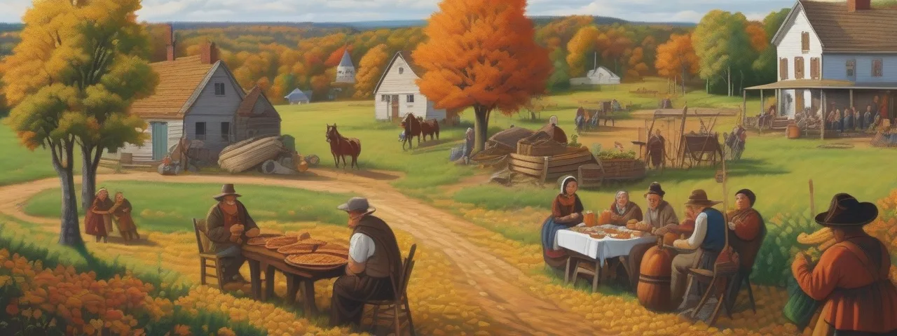English class, American Tradition's: "Thanks Giving Day"