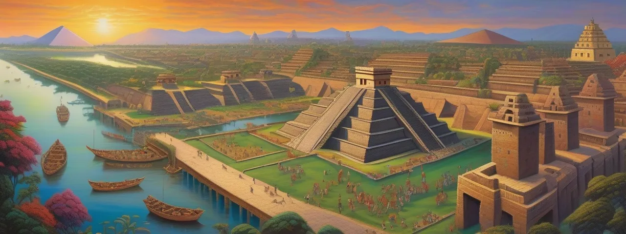 Tenochtitlán y la cuidad de Mexico 