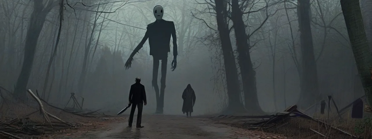 Eres slenderman o jason o jeff the killer o freddy krueger