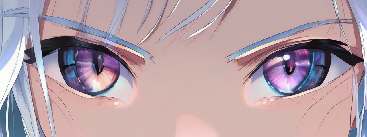 que ojos tendrías si fueras de anime
