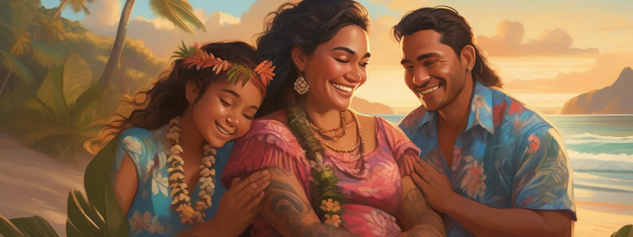 ERES DE LA FAMILIA POLINESIA