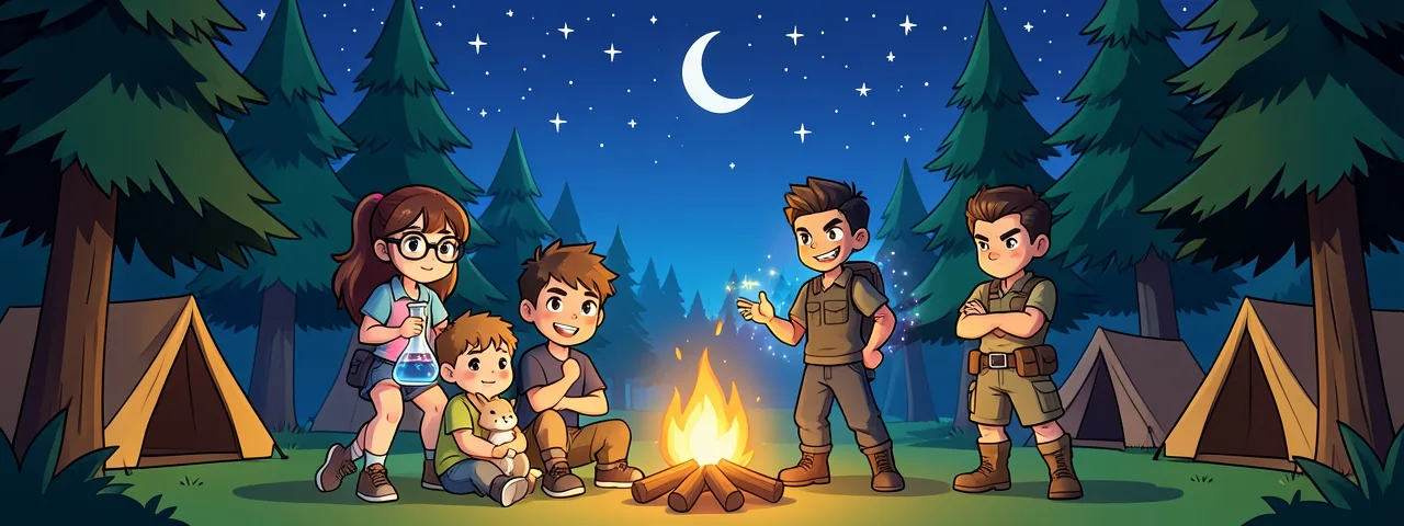¿Que personaje de campamento de verano eres?