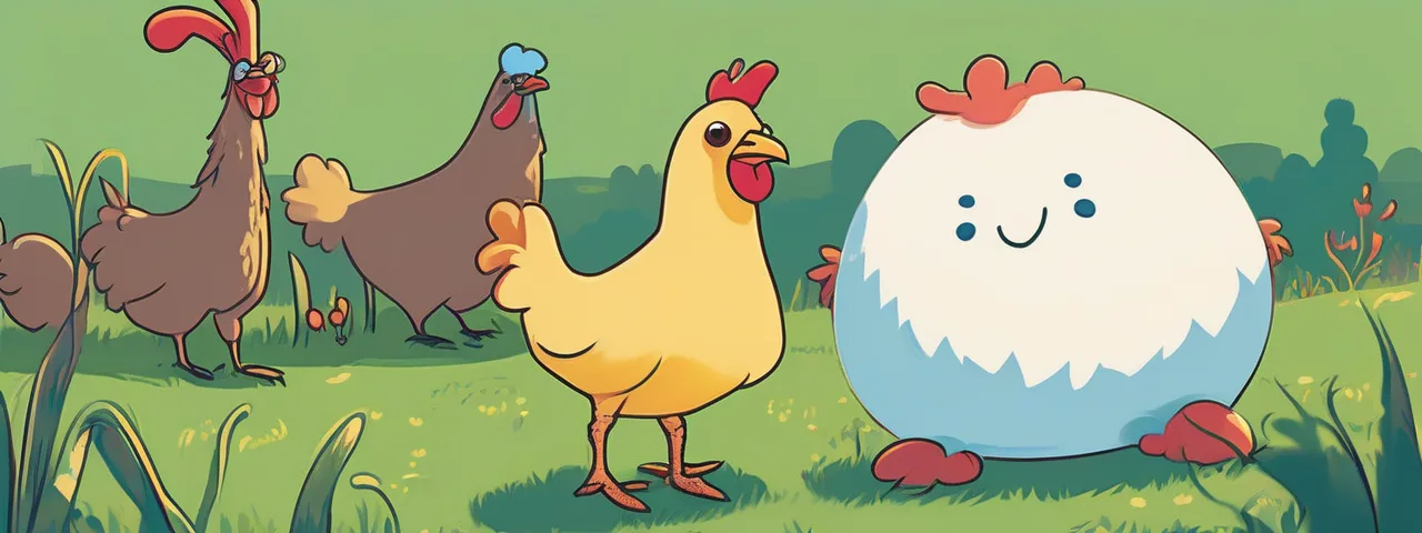 Eres un pollo, una llama o un huevo?