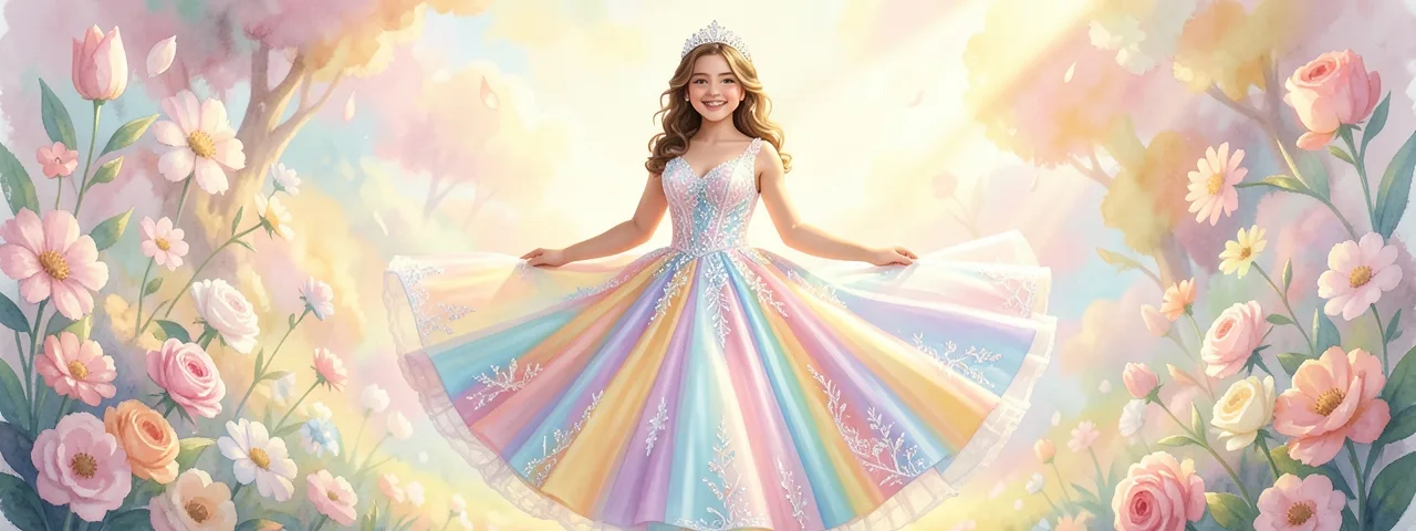 de que color sera tu vestido de 15 años.....