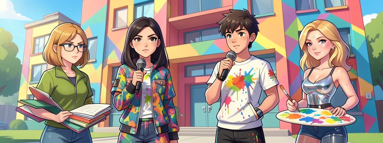 Test que personaje de ant farm escuela de talentos eres