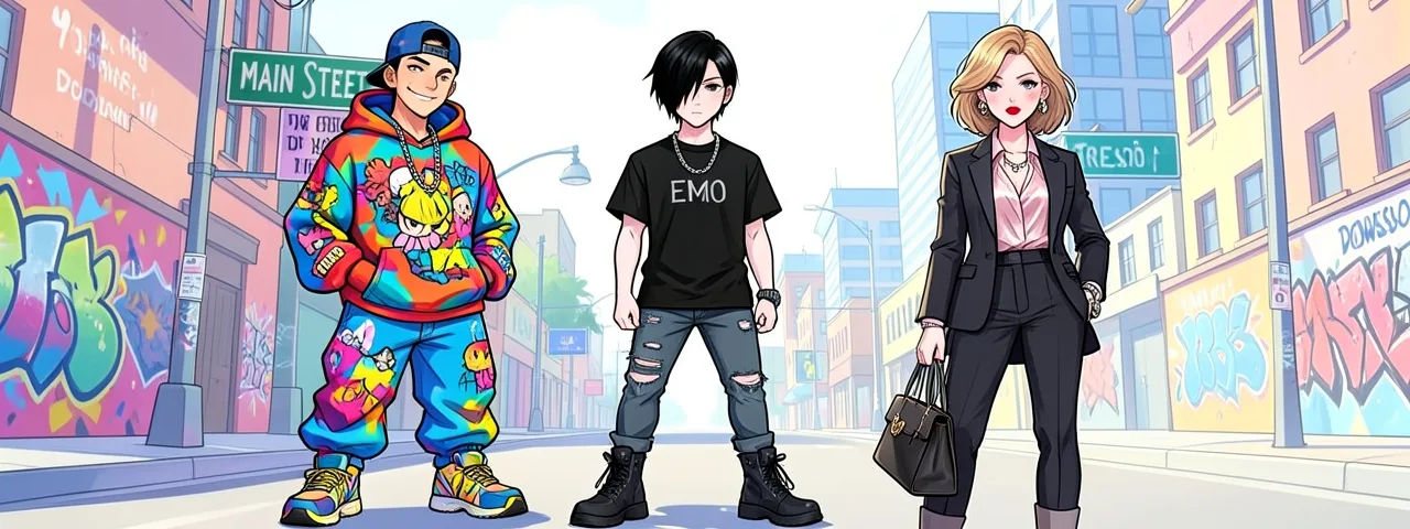 Eres naco,emo o fresa??